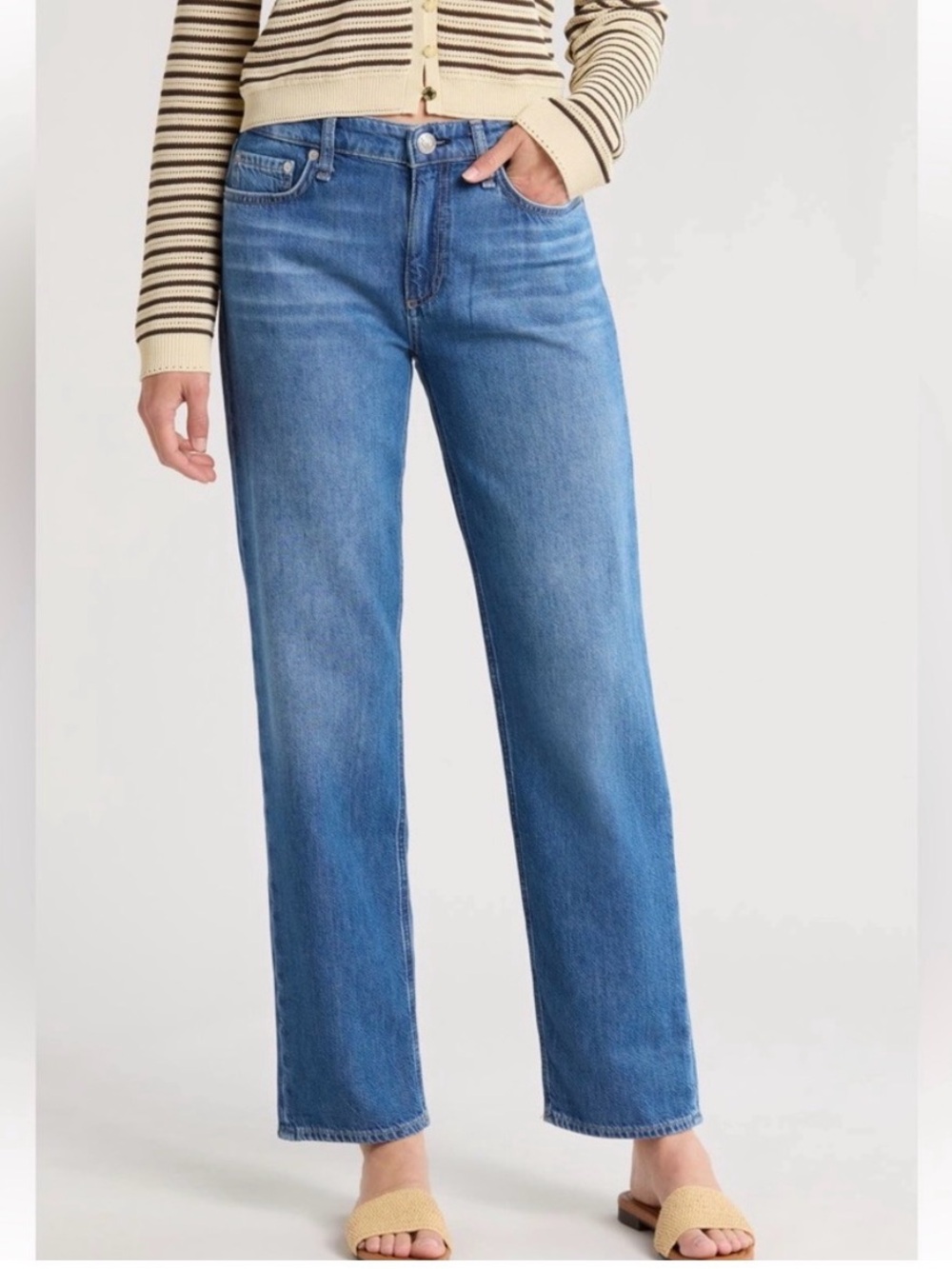 Rag & Bone Featherweight Dre Low Rise Baggy Boyfriend Jeans Women’s 29 Millerton